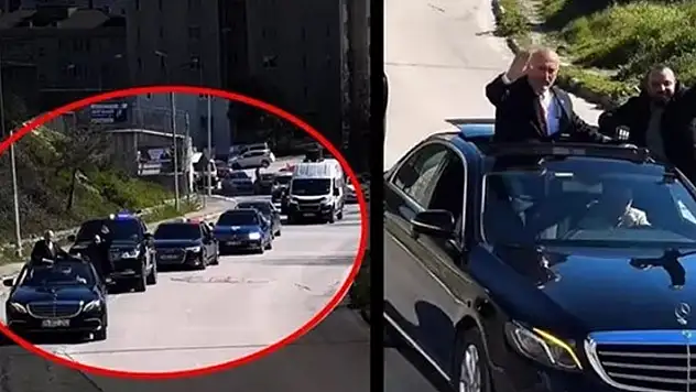 Muhtar adayının çakarlı konvoyuna ceza
