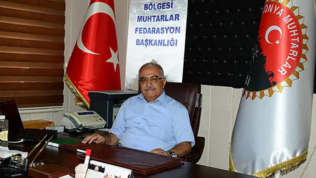 Muhtarlardan Tahir Akyürek'e teşekkür