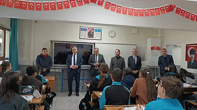 Murat Yiğit, Akşehir programında okul ve kurumları ziyaret etti
