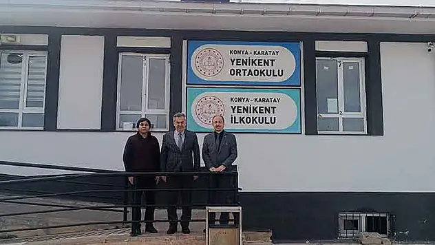 Murat Yiğit, Karatay ilçesinde okul ziyaretinde bulundu
