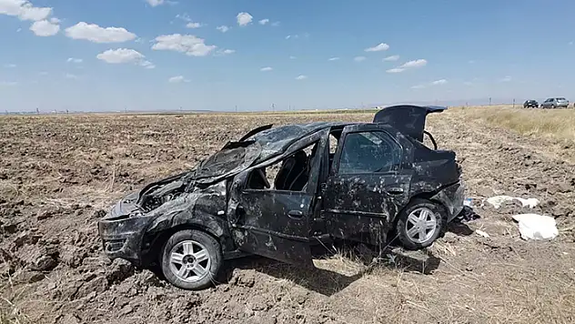 Muş'ta otomobil, tarlaya devrildi sürücü öldü
