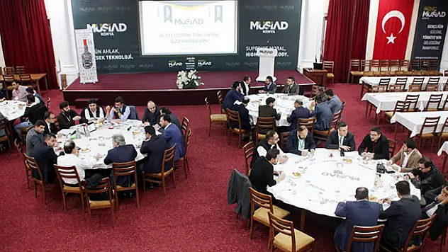 MÜSİAD Konya Şubesi'nde İş Geliştirme Toplantısı düzenlendi