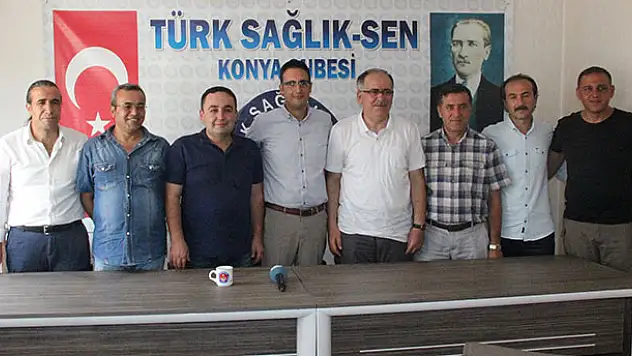 Mustafa Kalaycı'dan Türk Sağlık-Sen'e destek