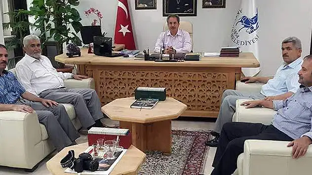 Mütftü Özdemir'de Başkan Akkaya'ya Veda Ziyareti