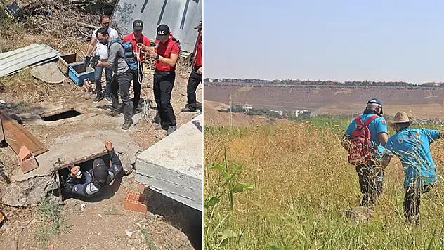 Narin'i arama çalışmaları 7'nci gününde su kuyuları ile mısır ve pamuk tarlaları aranıyor
