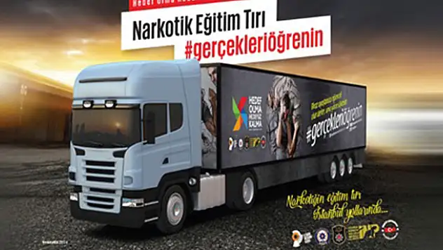 Narkotik eğitim tırı Konya'ya gelecek