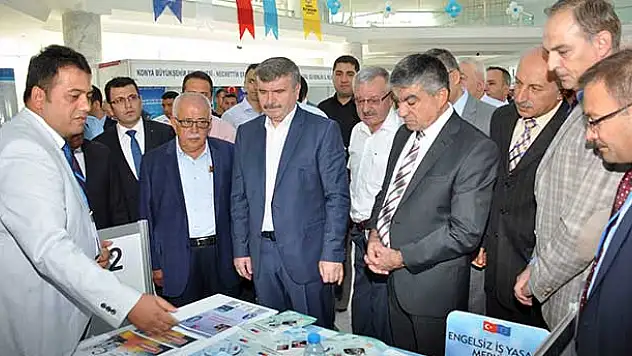 NEÜ-Büyükşehir Belediyesi 'Engelsiz İş Yaşamı' Fuarı Açıldı