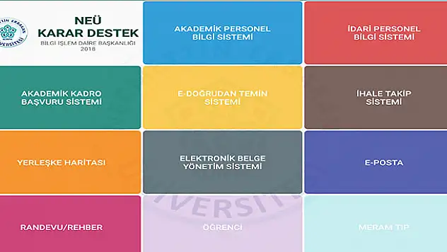 NEÜ'de Yeni Bir Mobil Uygulama Hizmeti
