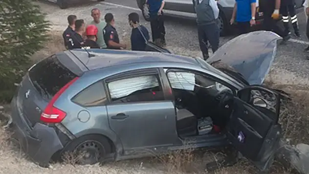 Nevşehir'de şarampole devrilen otomobilin sürücüsü öldü
