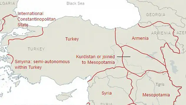 New York Times Türkiye'yi bölen haritayı yayınladı