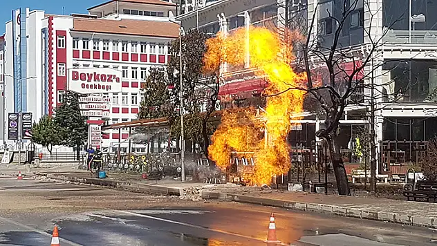 Niğde'de doğal gaz borusunda meydana gelen patlamada bir işçi yaralandı
