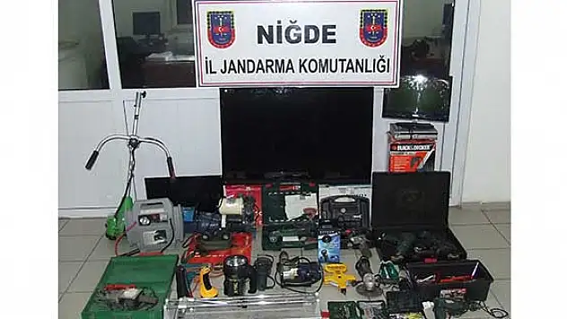Niğde'de hırsızlık iddiasıyla 3 kişi tutuklandı