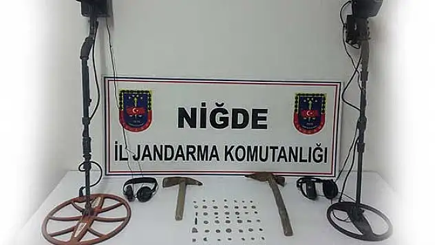 Niğde'de tarihi eser operasyonu