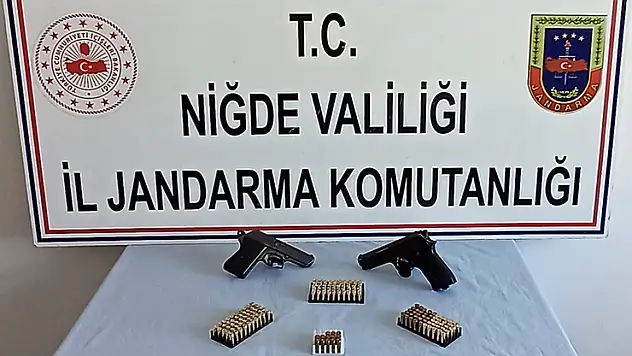 Niğde'de ruhsatsız silah operasyonu: 1 gözaltı