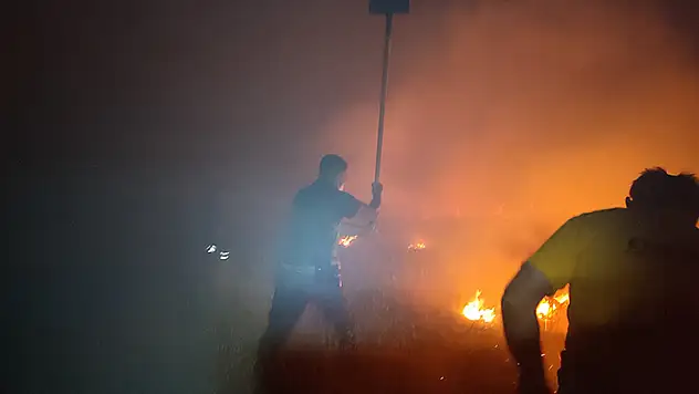 Niğde'deki mera yangını kontrol altına alındı