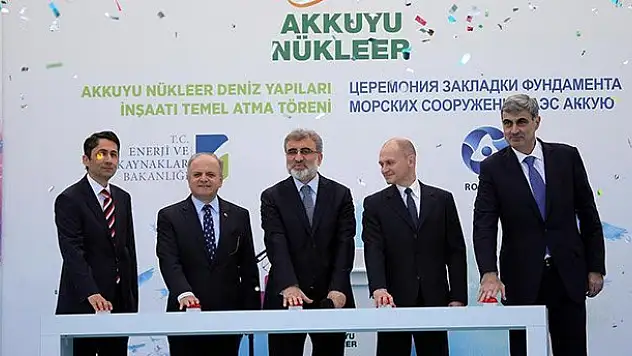 Nükleer santralde ilk temel atıldı