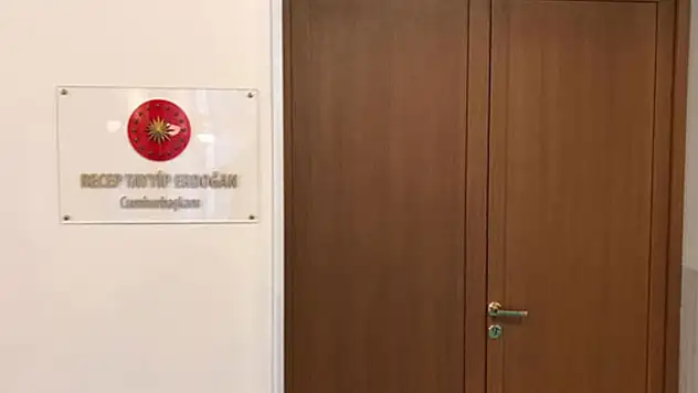 O oda Erdoğan'a tahsis edildi
