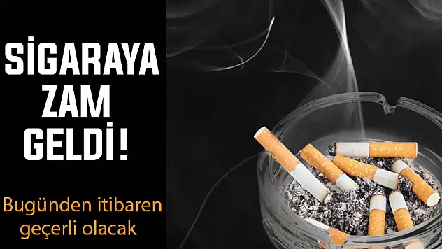 O sigara grubuna zam geldi