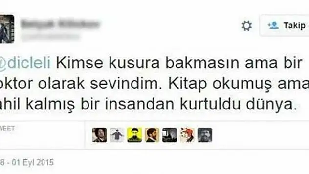 O tweeti atan doktor görevden uzaklaştırıldı
