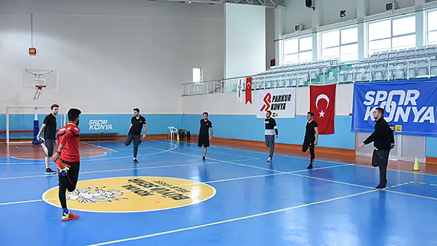 Öğrenciler 'Parkur Konya' ile yetenek sınavlarına hazırlanıyor