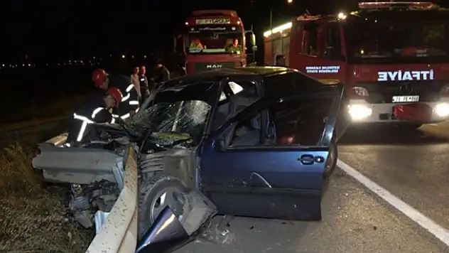Ok gibi saplandı! Kırıkkale'de feci kaza