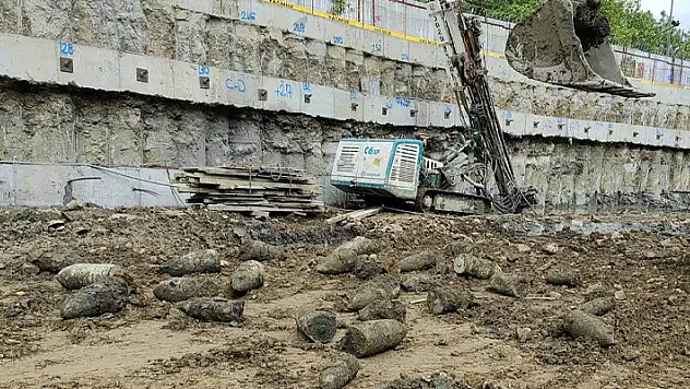 Okul inşaatında askeri mühimmat bulundu
