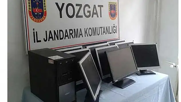 Okuldan bilgisayar çalan kişiler yakalandı