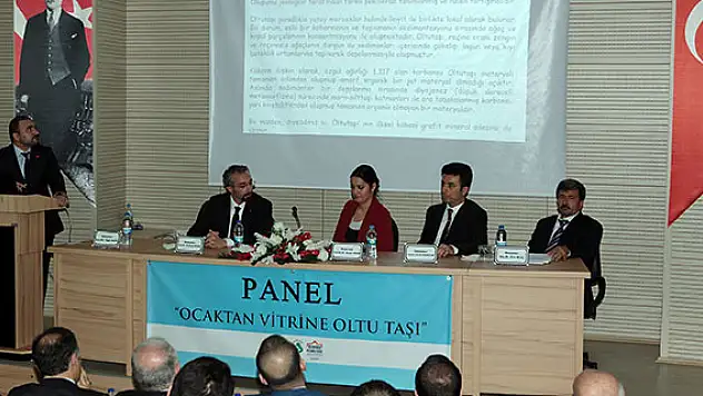 Oltu taşı kabuğunu kırıyor