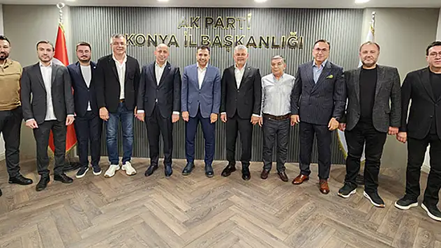 Ömer Atiker, Ak Parti İl Başkanı Fatih Özgökçen'i ziyaret etti