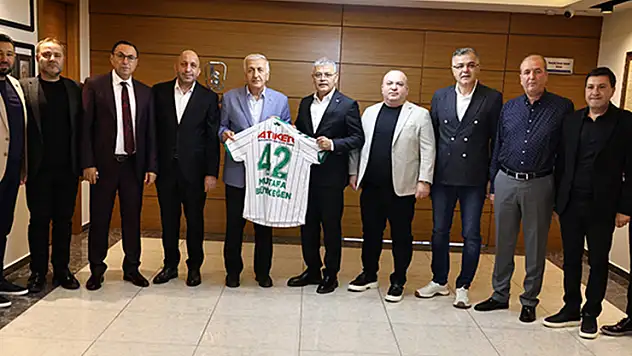 Ömer Atiker, Konya Sanayi Odası Başkanı'na ziyarette bulundu