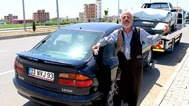 Ömründe ilk kez trafik cezası aldı, sevindi