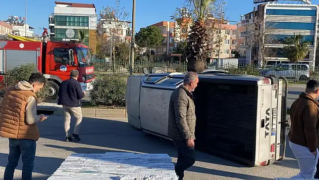 Önce çarptı, sonra yan yatarak sürüklendi
