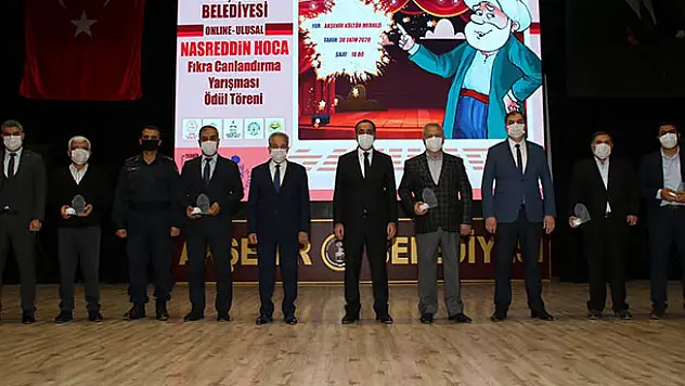Online Fıkra Canlandırma Yarışması ödül töreni yapıldı