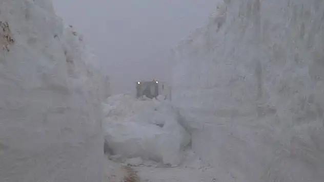 Ordu'da mayıs ayında kar mücadelesi