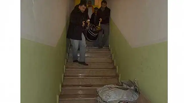 Ordu'da merdivenden düşen kişi öldü