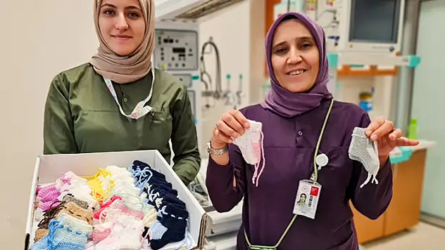 Ördüğü patikleri hayır için annesinin vefat ettiği Konya'daki hastaneye gönderdi
