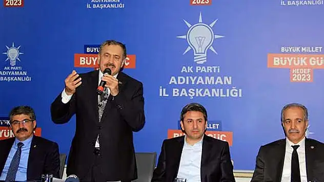 Orman ve Su İşleri Bakanı Eroğlu, Adıyaman'da