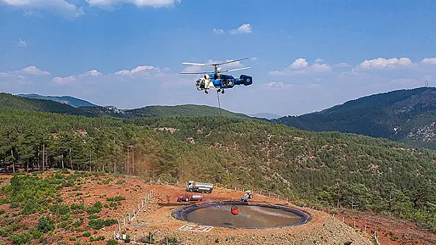 Orman yangınlarıyla mücadelede 4 bin 630 havuz ve gölet imdada yetişiyor
