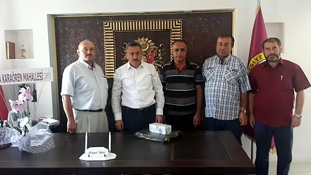 Ortakaraören'den Başkan Tutal'a Teşekkür