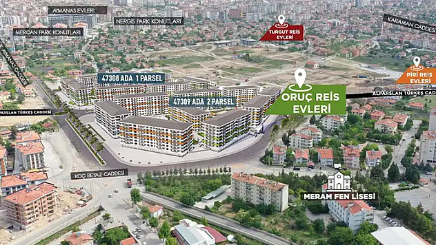 Oruç Reis Evleri'nde kuralar çekildi
