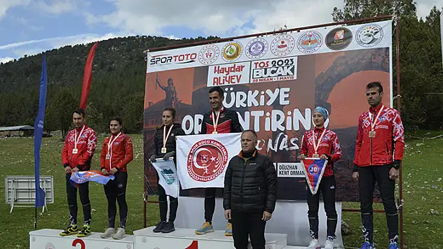 ORYANTİRİNG ŞAMPİYONASI BUCAK'TA YAPILDI