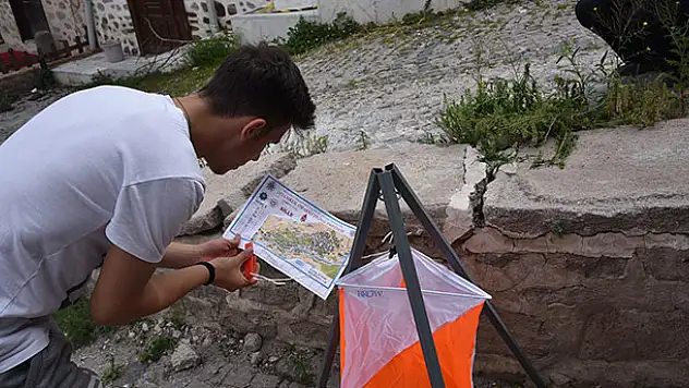 Oryantiring Sporunda öğrenciler zamana karşı yarıştı