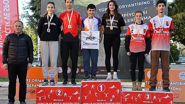 Oryantiringte şehitleri anma yarışları sona erdi