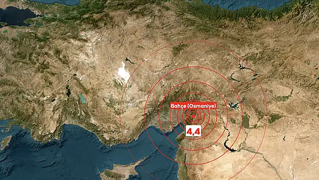 Osmaniye'de 4,4 büyüklüğünde deprem