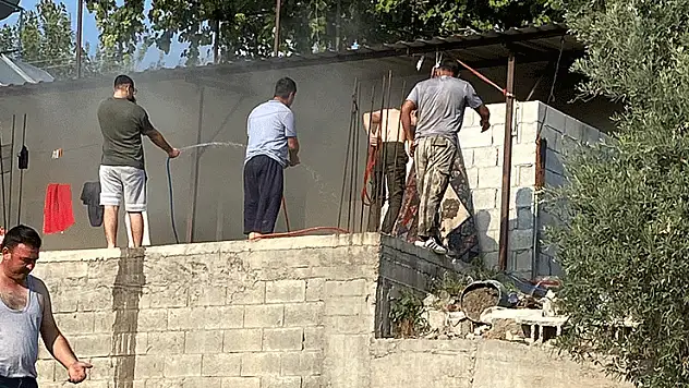 Osmaniye'de ev yangını
