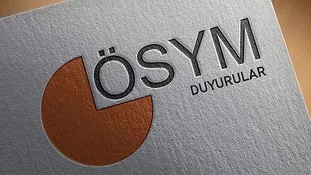 ÖSYM sınav takvimi açıklandı
