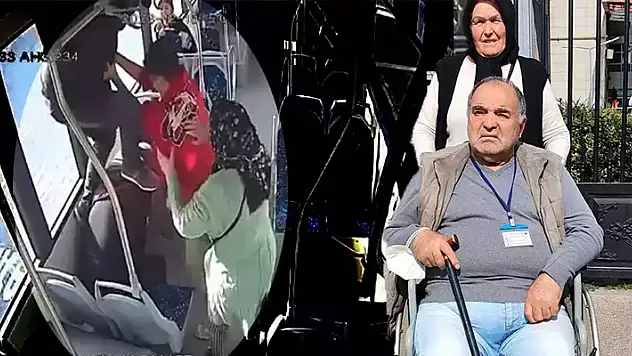 Otobüste oğluyla, yaşlı çifti darbetti! Okul müdüründen şoke eden savunma
