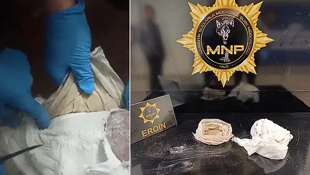 Otobüsteki yolcunun ayağındaki alçıdan uyuşturucu çıktı
