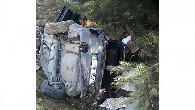 Otomobil takla attı: 1 ölü, 5 yaralı