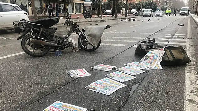 Otomobilin çarptığı gazete dağıtıcısı hayatını kaybetti